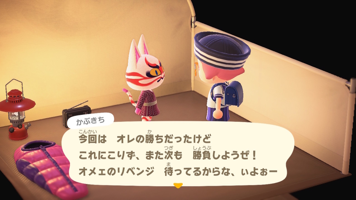 ニンテンドースイッチ あつまれどうぶつの森 キャンプ場 40回目の画像