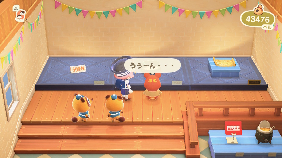 ニンテンドースイッチ あつまれどうぶつの森 どぐろうにプレゼントをあげる！の画像