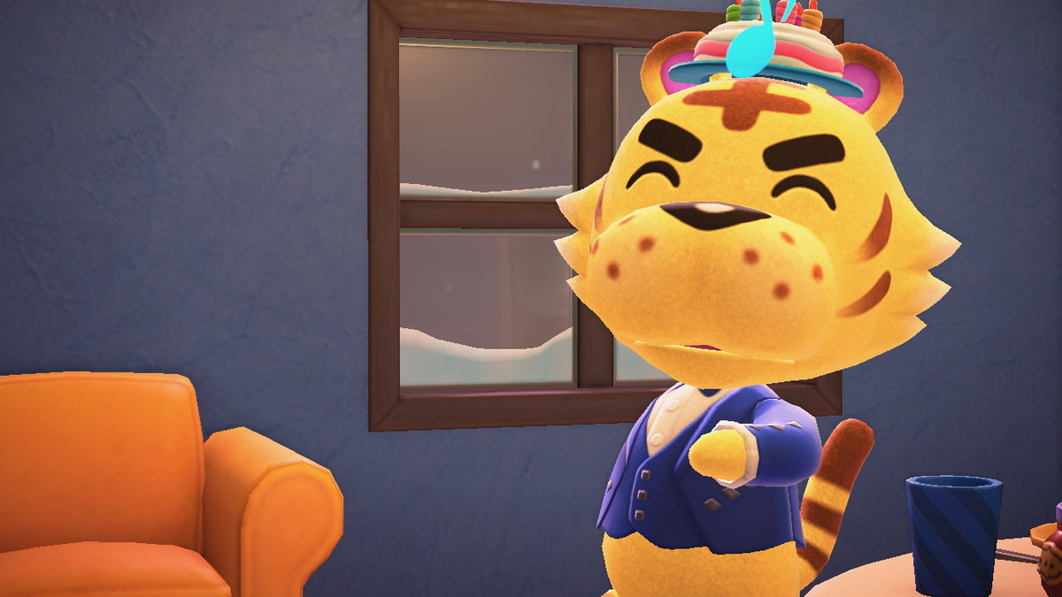 ニンテンドースイッチ あつまれどうぶつの森 Ver.2.0.5 ハリマオの誕生日を祝う!!の画像