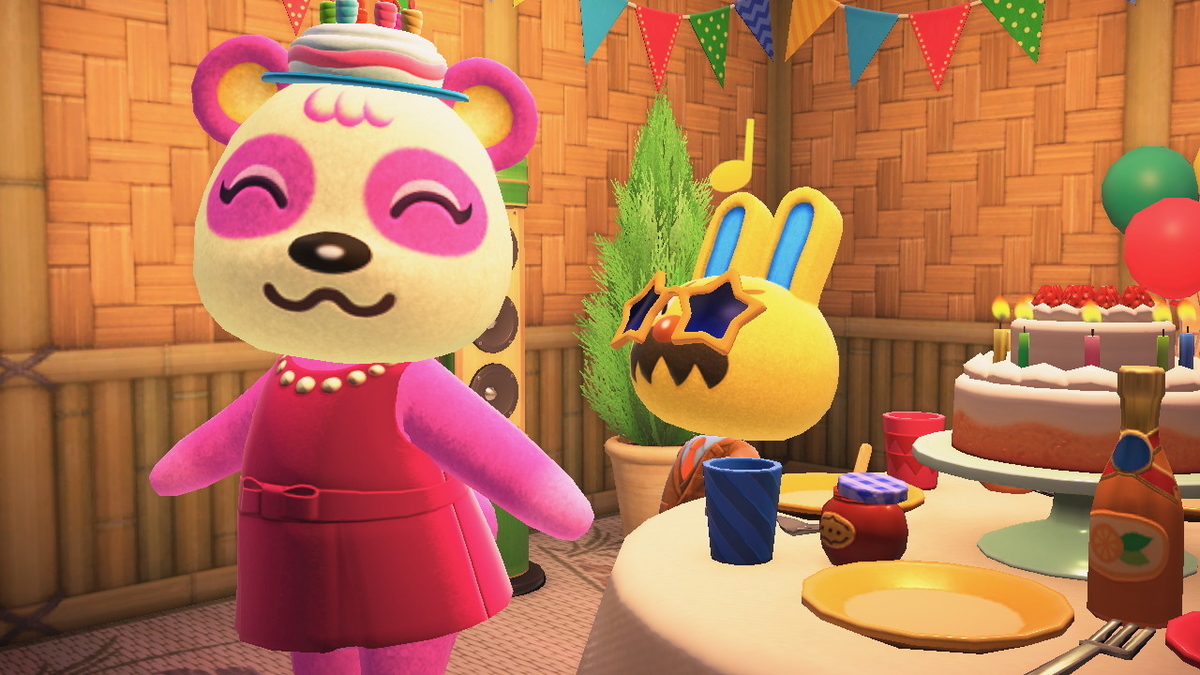 ニンテンドースイッチ あつまれどうぶつの森 Ver.2.0.5 タンタンの誕生日を祝う!!の画像