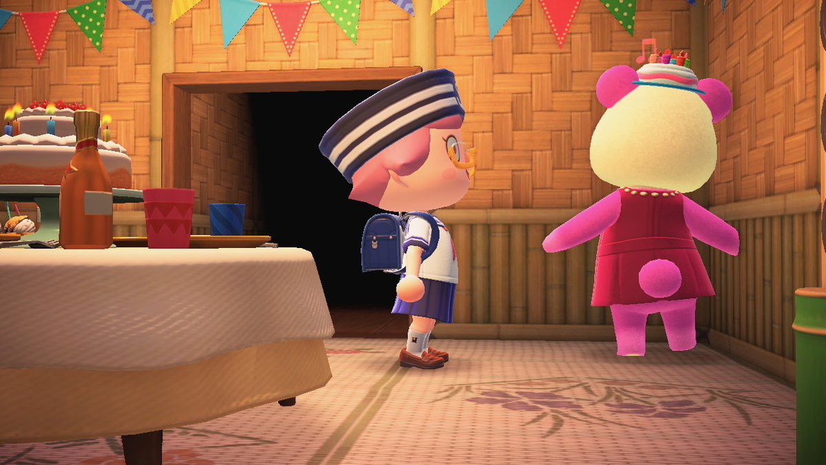 ニンテンドースイッチ あつまれどうぶつの森 Ver.2.0.5 タンタンの誕生日を祝う!!の画像