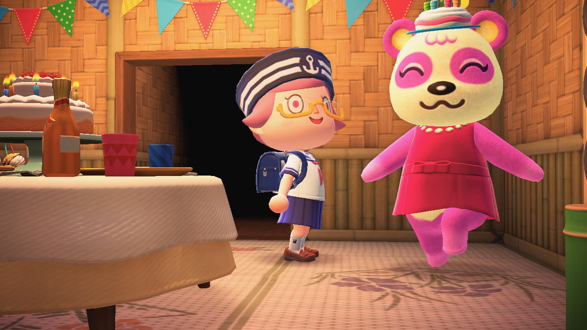 ニンテンドースイッチ あつまれどうぶつの森 Ver.2.0.5 タンタンの誕生日を祝う!!の画像