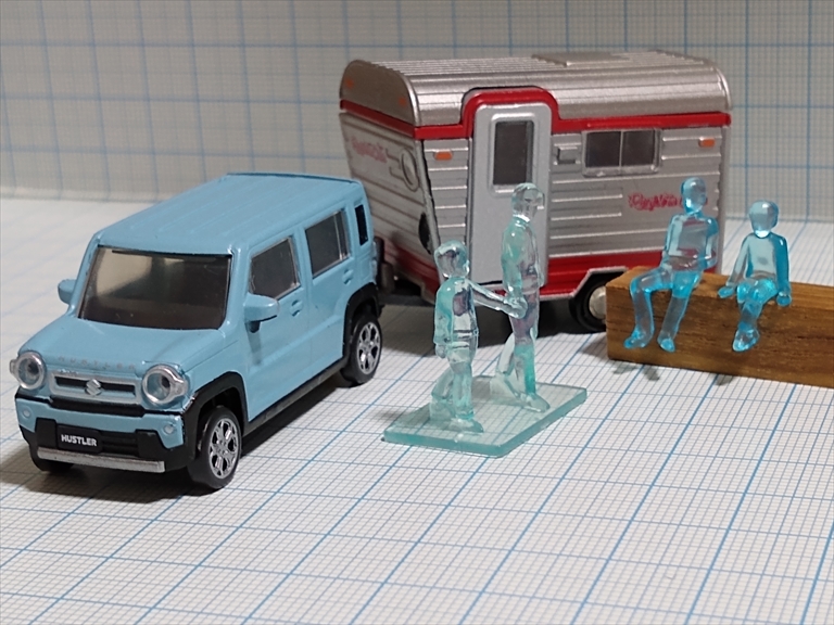 （レビュー）スタンド・ストーンズ 1/64PLUS スズキ ハスラーの画像