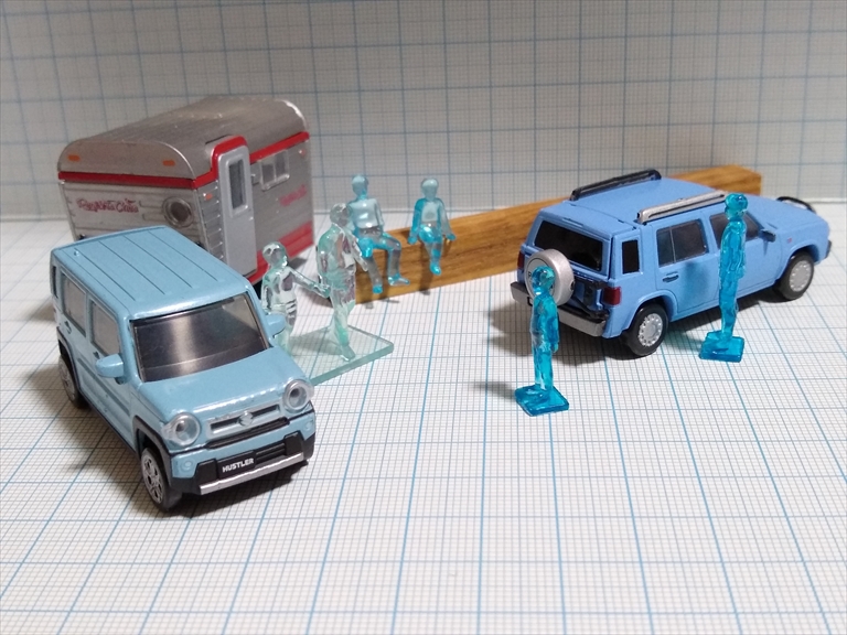 （レビュー）スタンド・ストーンズ 1/64PLUS スズキ ハスラーの画像