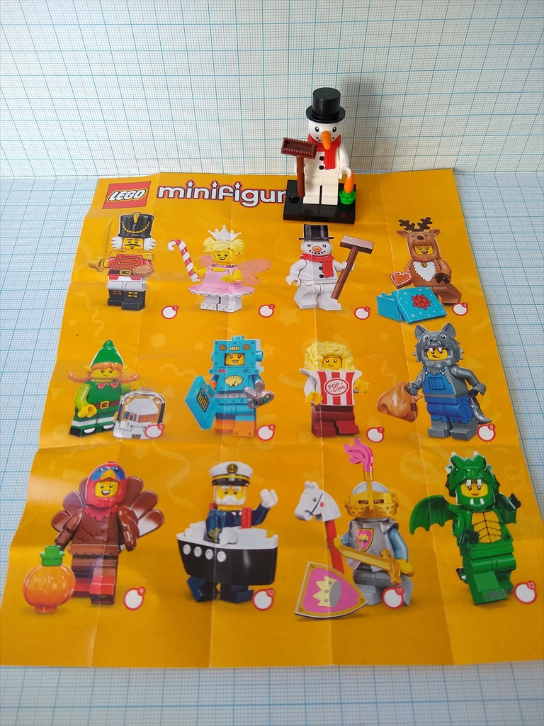 レゴ ミニフィギュア シリーズ23 スノーマン（レビュー）の画像