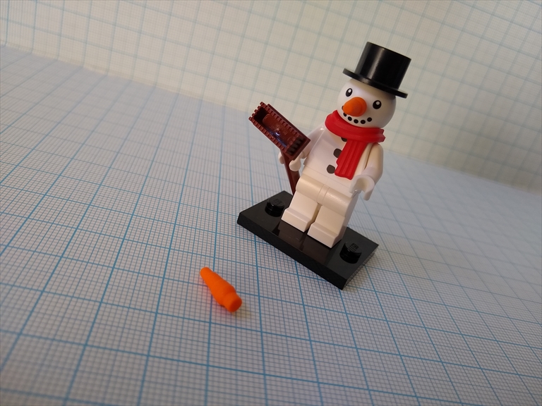 レゴ ミニフィギュア シリーズ23 スノーマン（レビュー）の画像