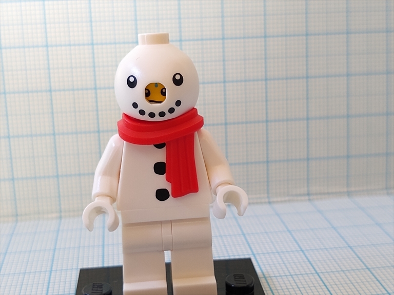レゴ ミニフィギュア シリーズ23 スノーマン（レビュー）の画像