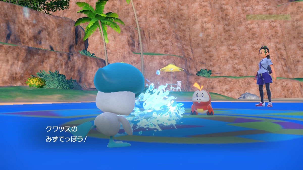 ニンテンドースイッチ ポケットモンスターバイオレット バトルのお話し！！の画像