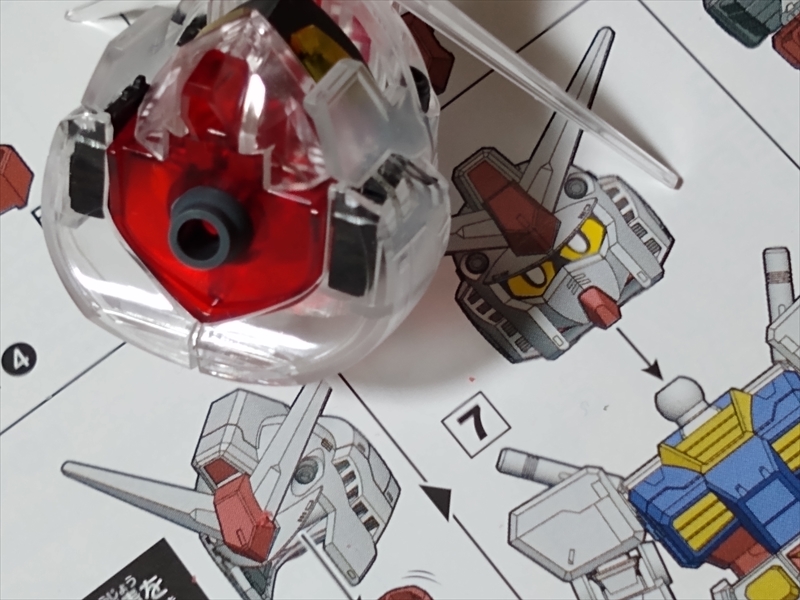 お土産で買ったクロスシルエットのガンダム【クリアカラー】組み立ててみました！！の画像