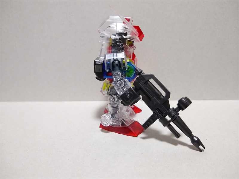 (レビュー)SDガンダム クロスシルエット ガンダムベース限定 RX-78-2ガンダム【クリアカラー】の画像