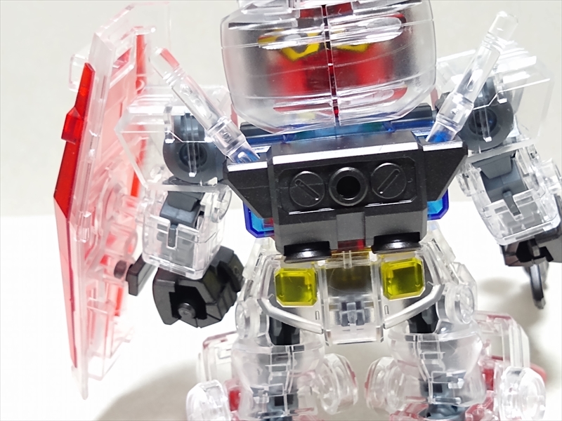 (レビュー)SDガンダム クロスシルエット ガンダムベース限定 RX-78-2ガンダム【クリアカラー】の画像