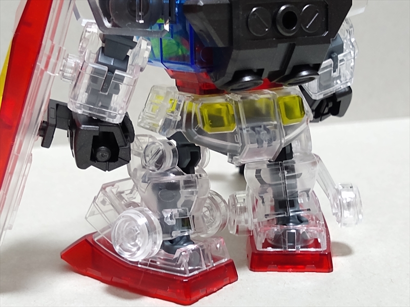 (レビュー)SDガンダム クロスシルエット ガンダムベース限定 RX-78-2ガンダム【クリアカラー】の画像