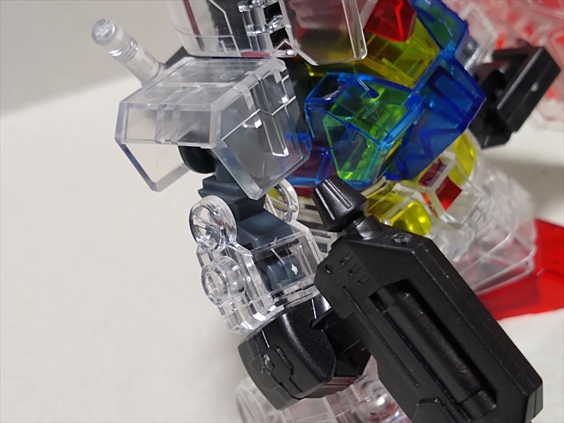 (レビュー)SDガンダム クロスシルエット ガンダムベース限定 RX-78-2ガンダム【クリアカラー】の画像