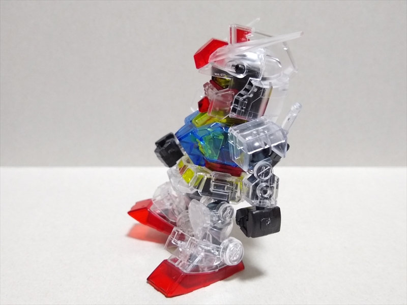 (レビュー)SDガンダム クロスシルエット ガンダムベース限定 RX-78-2ガンダム【クリアカラー】の画像