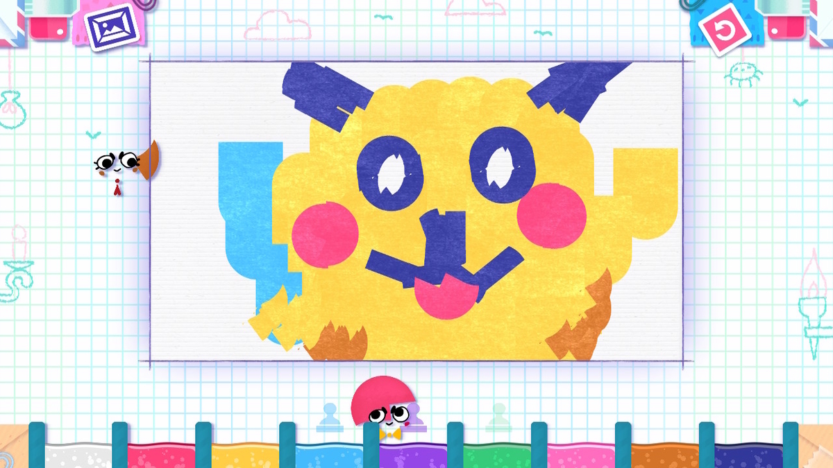 ニンテンドースイッチ いっせいトライアル【いっしょにチョキッと スニッパーズ プラス】プレイしてみた!!の画像