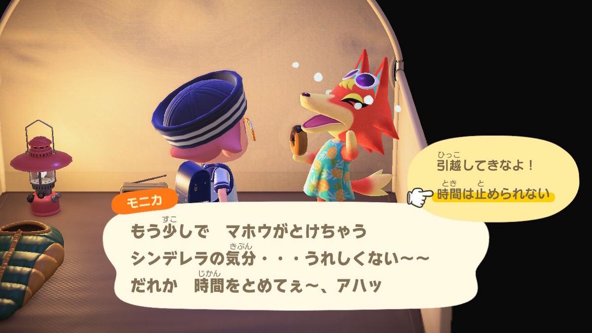 ニンテンドースイッチ あつまれどうぶつの森 キャンプ場 49回目の画像