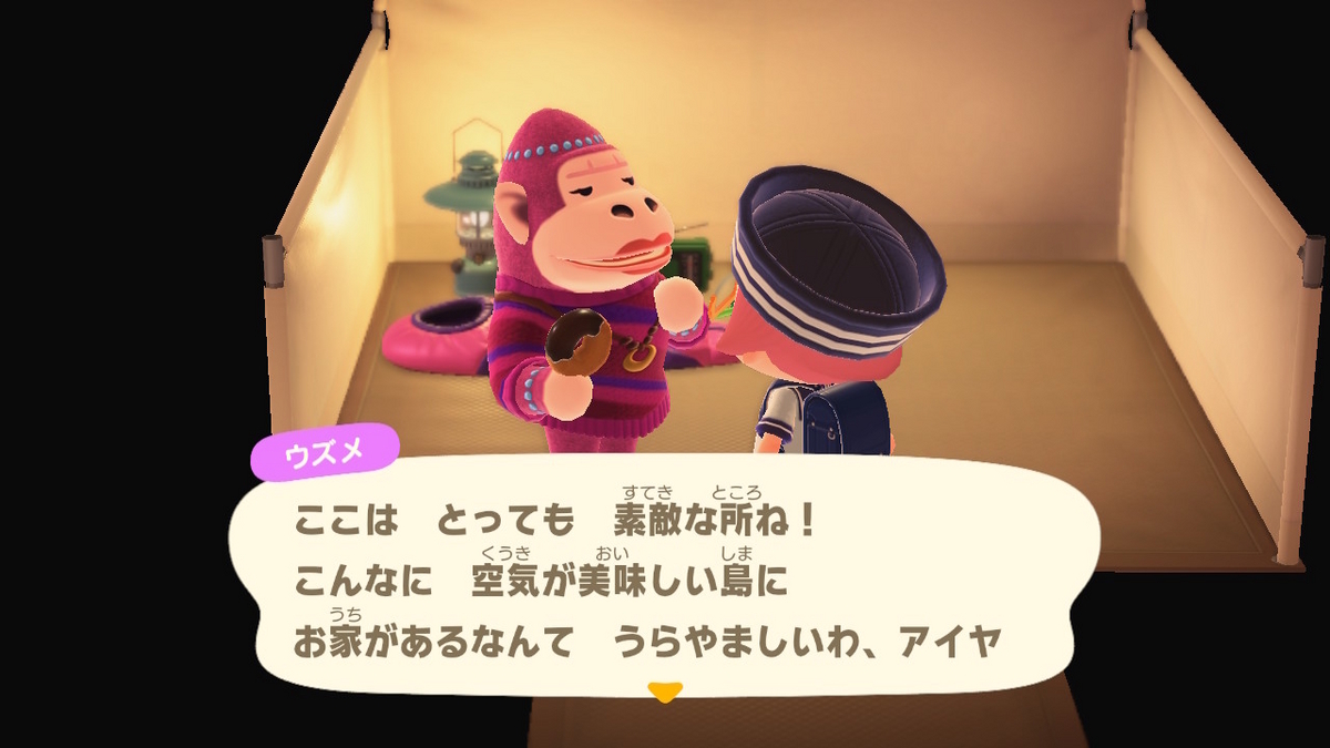 ニンテンドースイッチ あつまれどうぶつの森 キャンプ場 50回目の画像