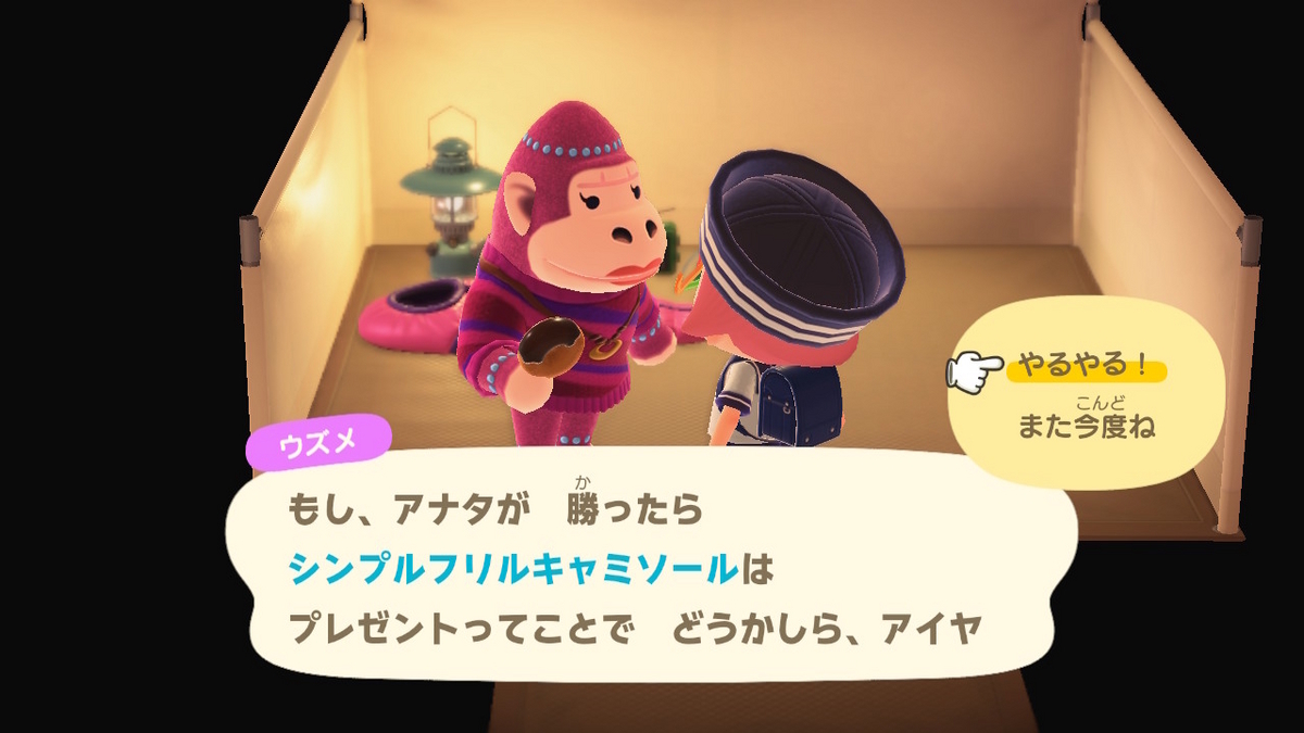 ニンテンドースイッチ あつまれどうぶつの森 キャンプ場 50回目の画像