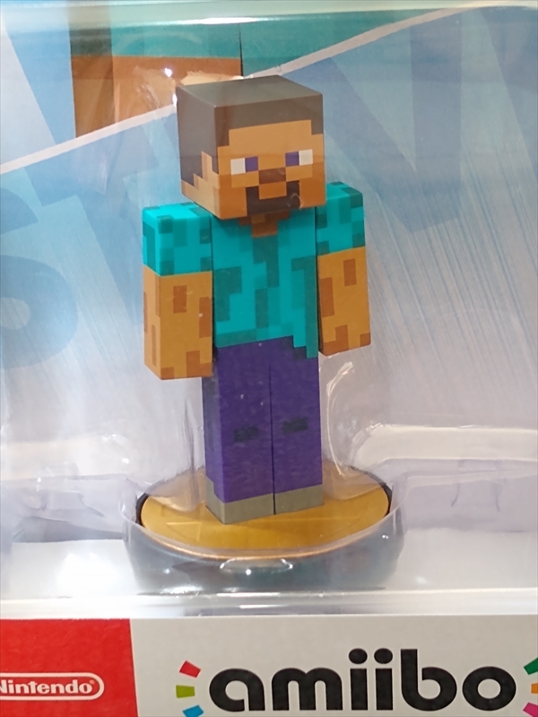 amiibo スティーブ（レビュー） - ぬーまいと工房（AtelierNoumite）