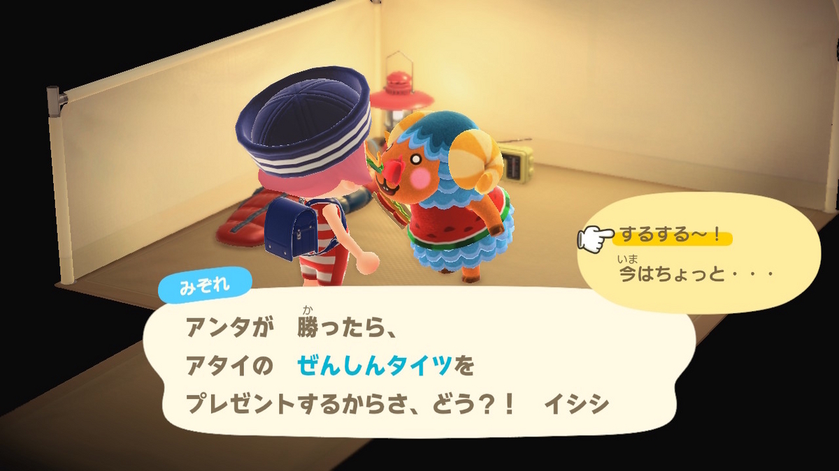 ニンテンドースイッチ あつまれどうぶつの森 キャンプ場 51回目の画像