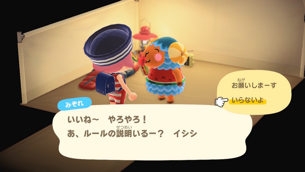 ニンテンドースイッチ あつまれどうぶつの森 キャンプ場 51回目の画像