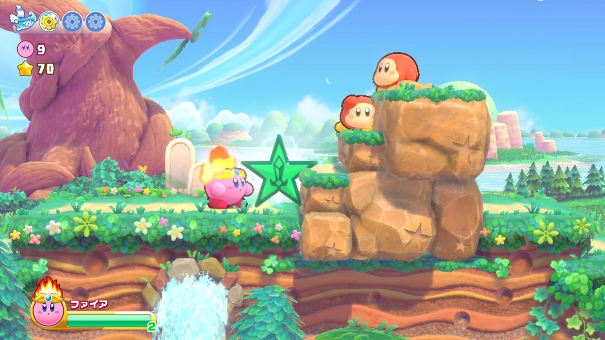 ニンテンドースイッチ 星のカービィ Wii デラックス 体験版をプレイしてみました！！の画像