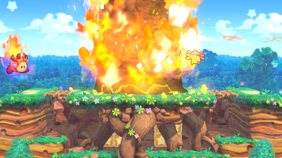 ニンテンドースイッチ 星のカービィ Wii デラックス 体験版をプレイしてみました！！の画像