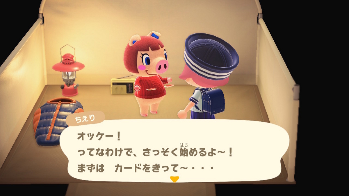 ニンテンドースイッチ あつまれどうぶつの森 キャンプ場 52回目の画像