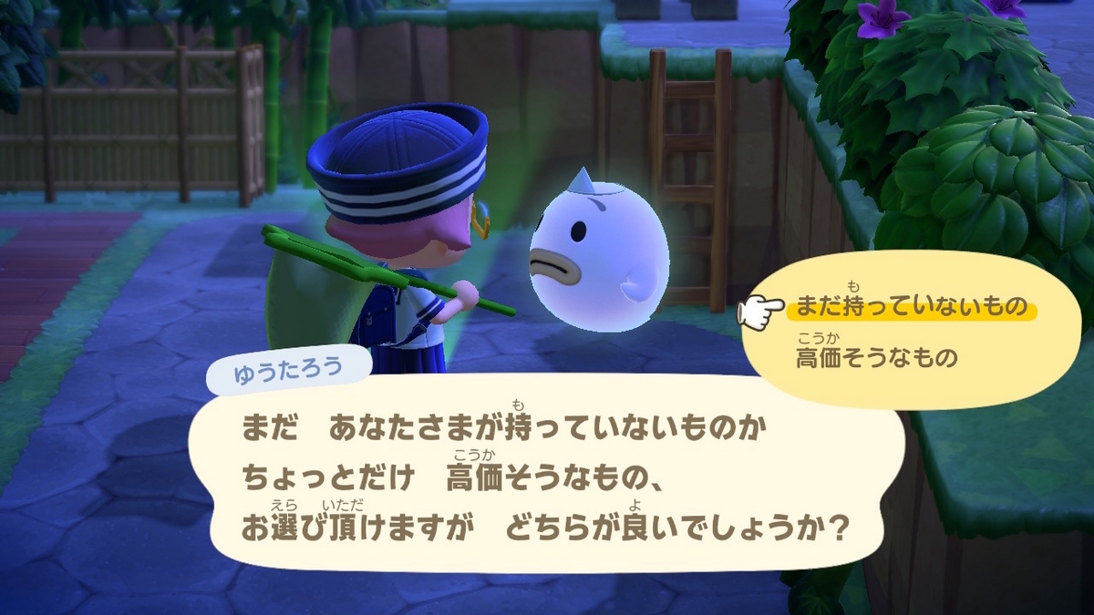 ニンテンドースイッチ あつまれ どうぶつの森 ver.2.0.6 ゆうたろうの画像