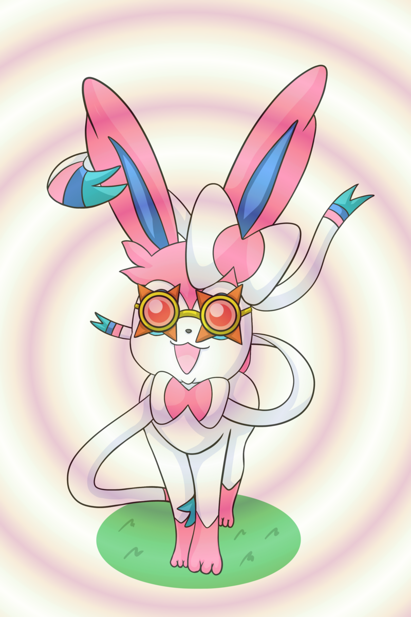 おえかき工房！色んなキャラクター編 6ページ（ニンフィアにある道具を持たせました！！）の画像