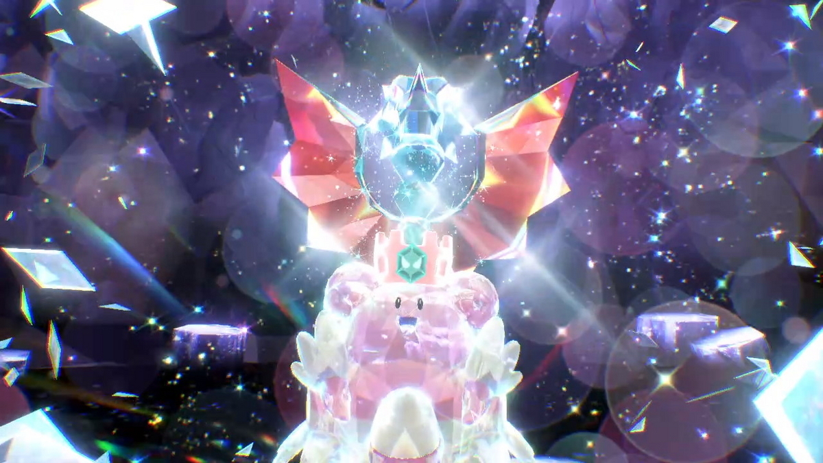 ポケモンsv Ver.1.2.0 テラレイドバトル ハピナスはテラピースを沢山くれて弱い！！の画像