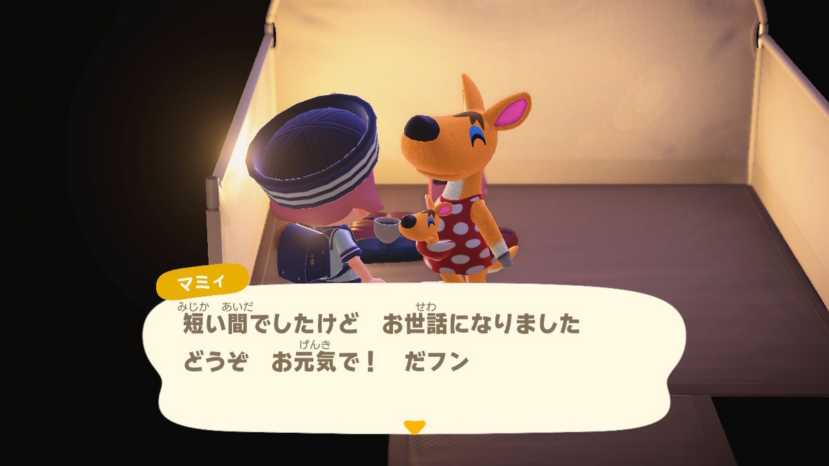 ニンテンドースイッチ あつまれどうぶつの森 キャンプ場 53回目の画像