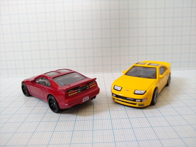 （レビュー）ホットウィールプレミアム NISSAN 300ZX TWIN TURBO【MODERN CLASSICS 1/5】の画像