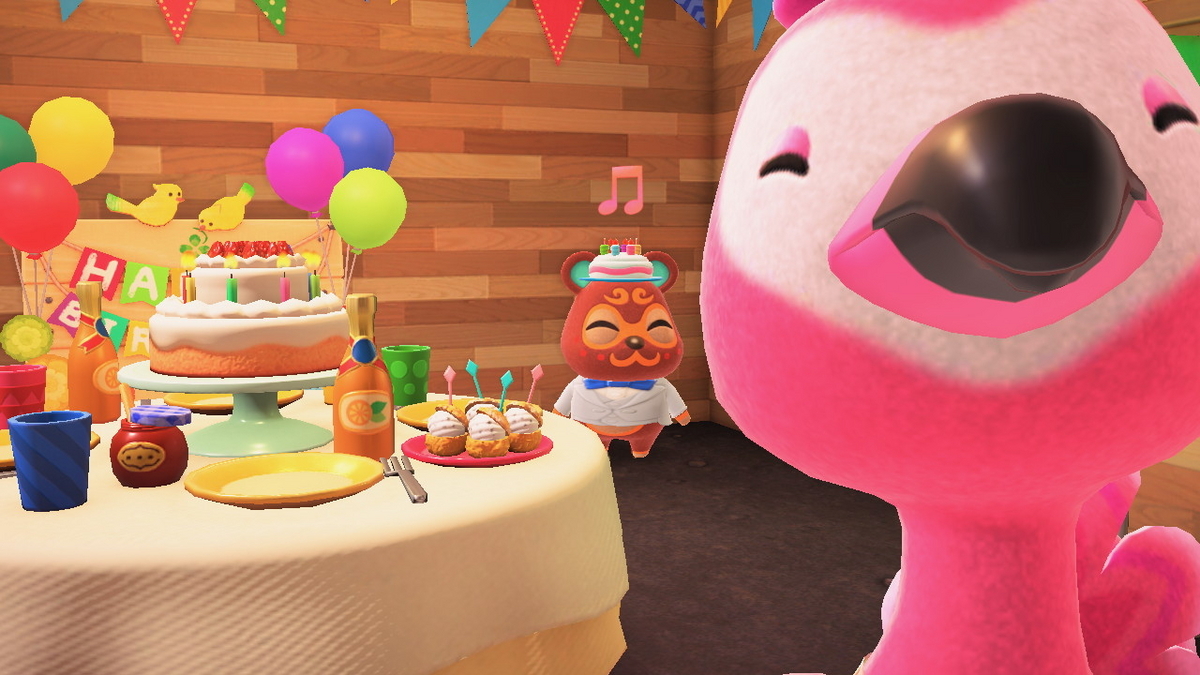 あつまれ どうぶつの森 ver.2.0.6 どぐろうさんのお誕生日を今更紹介しますね。の画像