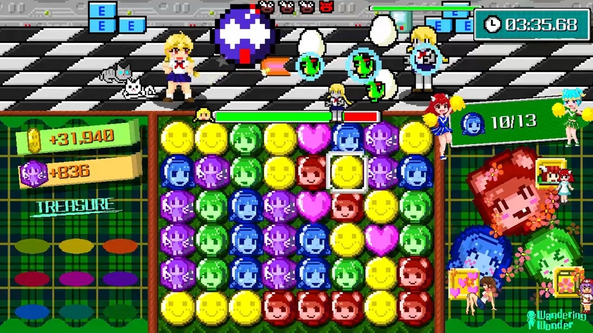 【パズルバトラー！みらい】13コンボしてみました！！の画像