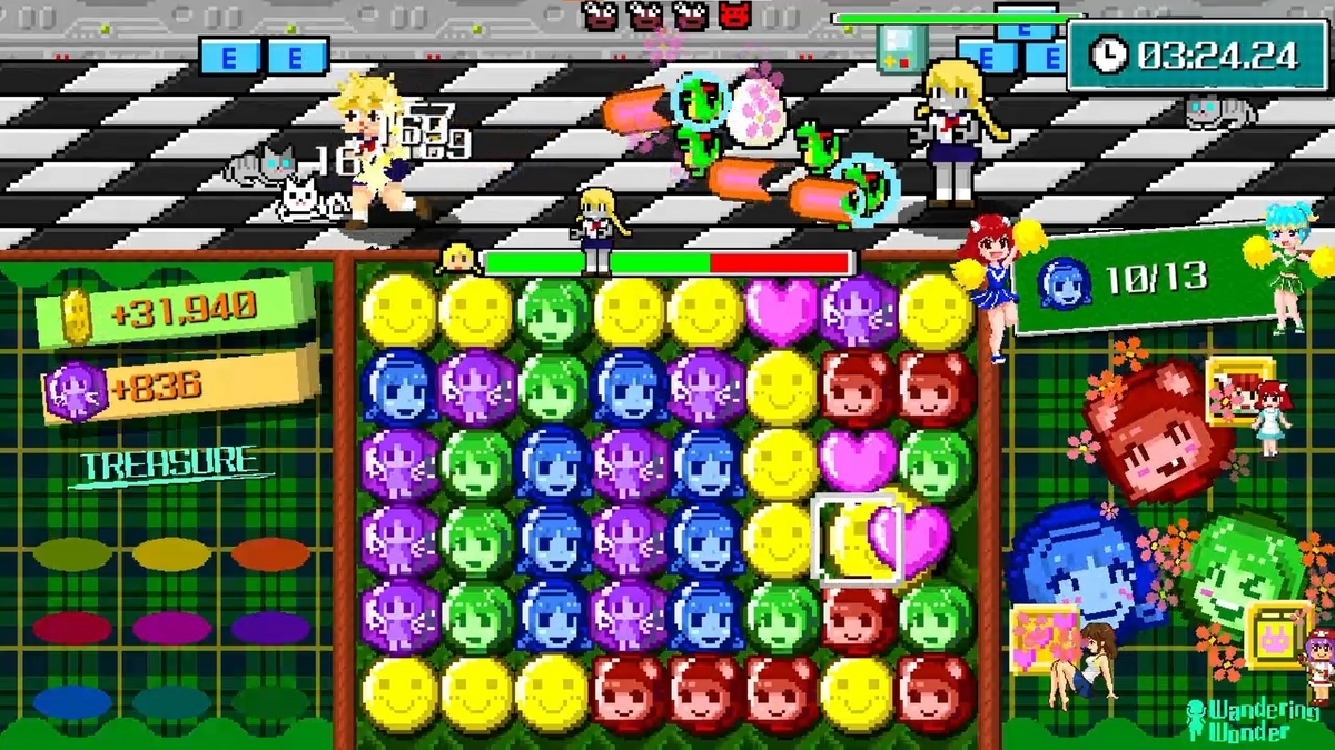 【パズルバトラー！みらい】13コンボしてみました！！の画像