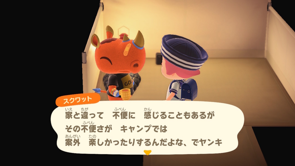 ニンテンドースイッチ あつまれどうぶつの森 キャンプ場 54回目の画像