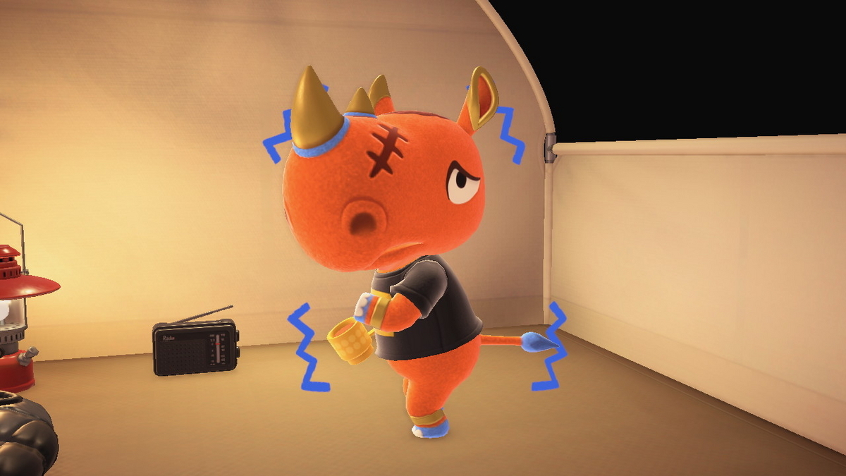 ニンテンドースイッチ あつまれどうぶつの森 キャンプ場 54回目の画像