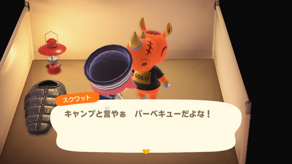 ニンテンドースイッチ あつまれどうぶつの森 キャンプ場 54回目の画像