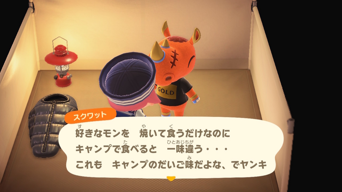 ニンテンドースイッチ あつまれどうぶつの森 キャンプ場 54回目の画像