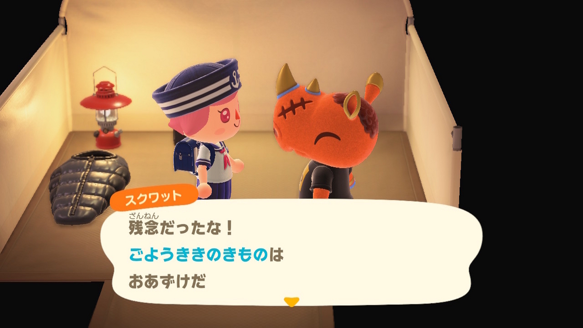 ニンテンドースイッチ あつまれどうぶつの森 キャンプ場 54回目の画像