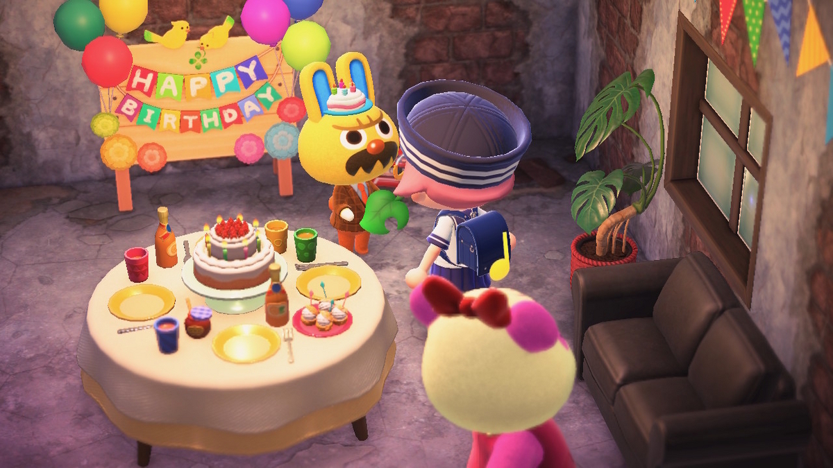 あつまれ どうぶつの森 ver.2.0.6 モサキチさんのお誕生日を今更しょうかい‥(;´∀｀)の画像