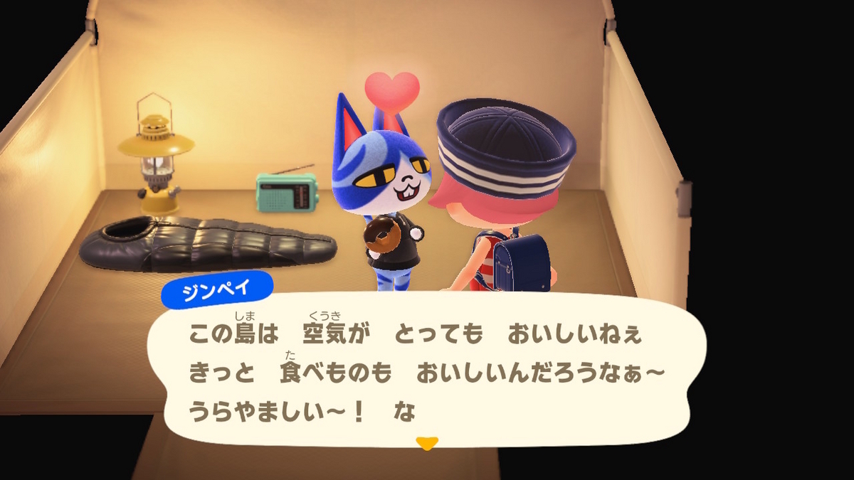 ニンテンドースイッチ あつまれどうぶつの森 キャンプ場 58回目の画像