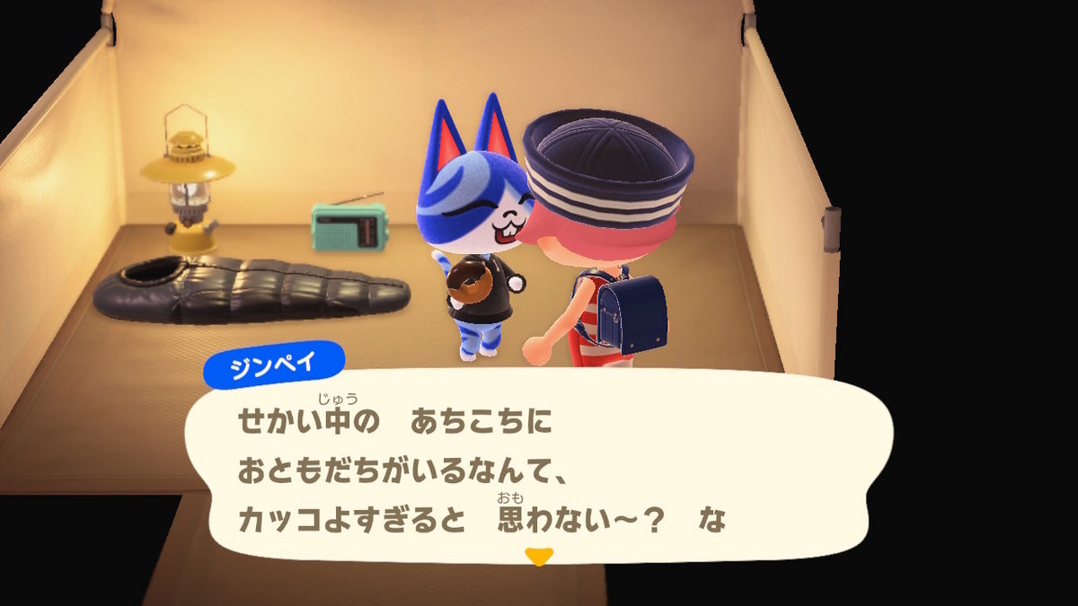 ニンテンドースイッチ あつまれどうぶつの森 キャンプ場 58回目の画像