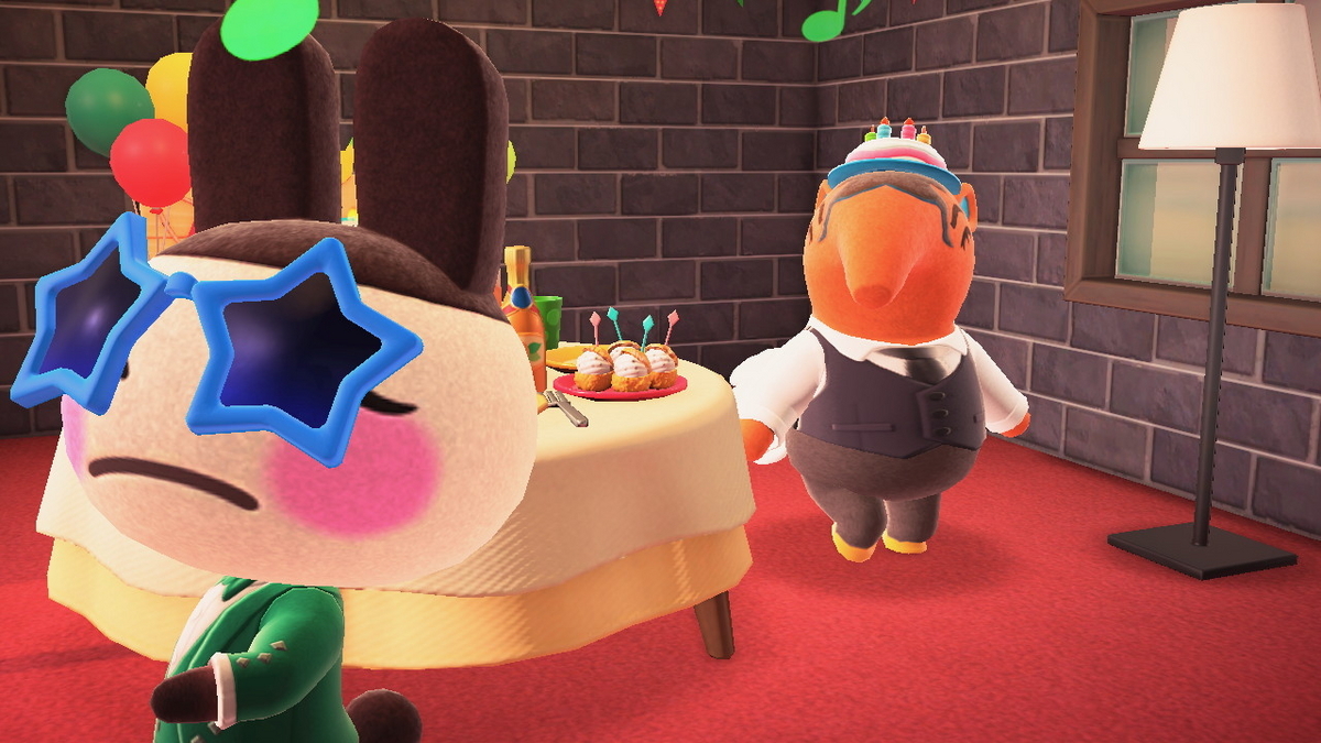 あつまれ どうぶつの森 アントニオさんのお誕生日会！！の画像