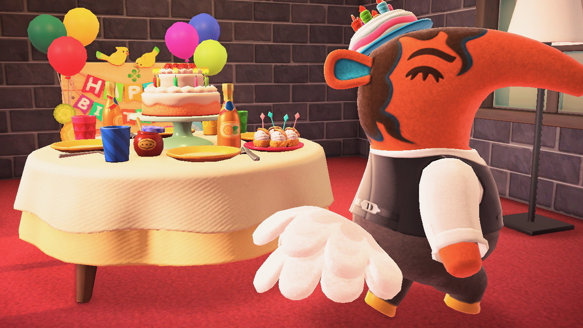 あつまれ どうぶつの森 アントニオさんのお誕生日会！！の画像