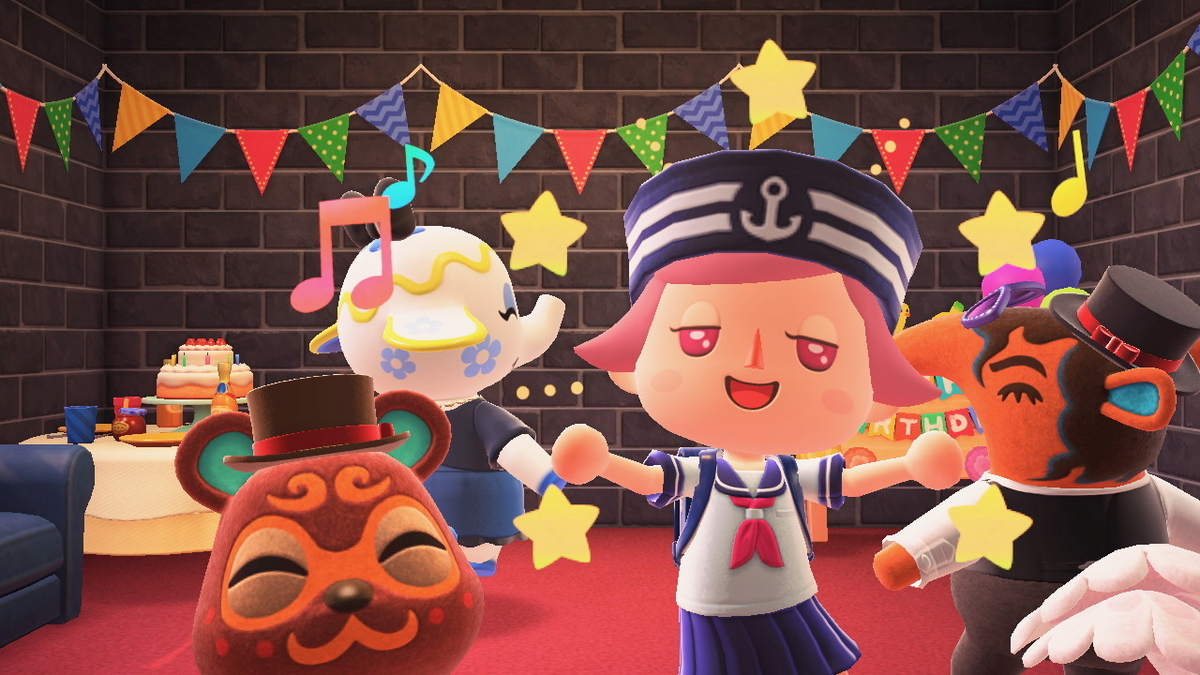 あつまれ どうぶつの森 結構前に来た自分の誕生日Σ(゚Д゚)やったー!の画像