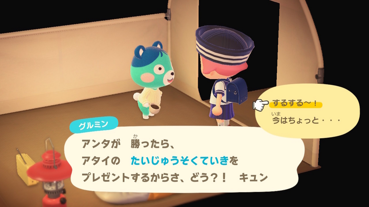 ニンテンドースイッチ あつまれどうぶつの森 キャンプ場 63回目の画像