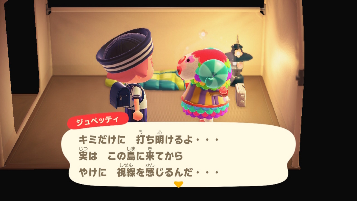 ニンテンドースイッチ あつまれどうぶつの森 キャンプ場 65回目の画像