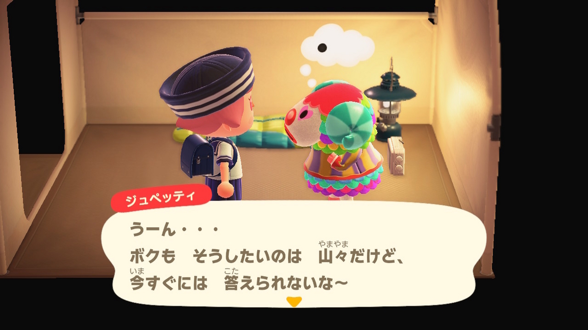 ニンテンドースイッチ あつまれどうぶつの森 キャンプ場 65回目の画像
